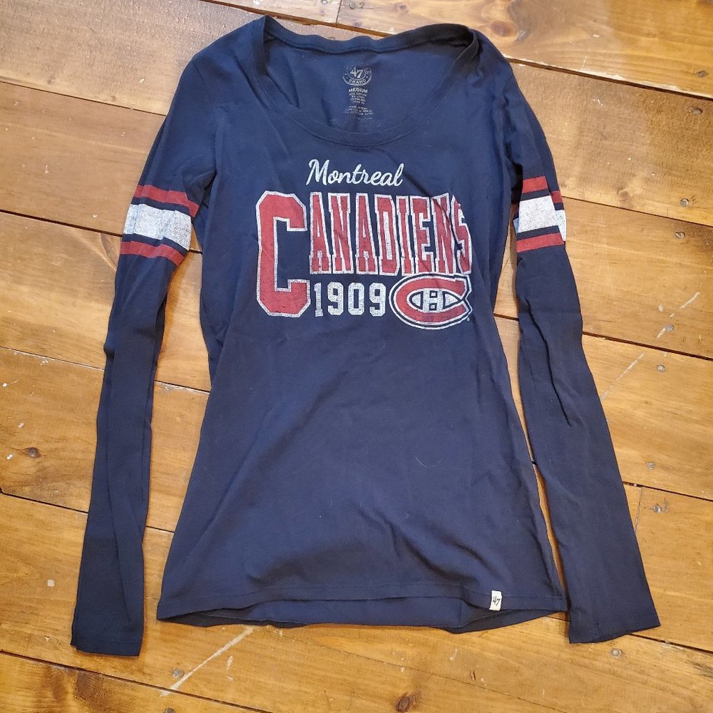 Montreal Canadiens Long-sleeved, women's shirt, size M